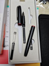 毕加索（pimio） 916新色极夜黑复古钢笔/星夜系列男女学生送礼签名练字笔节日礼物【免费刻字】 【晨曦红财务暗尖】0.38mm 实拍图