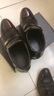 VGASISCOU 春夏季男士皮鞋商务正装男鞋中老年增高鞋内增高男鞋增高鞋6cm英伦套脚皮鞋 黑色增高6CM 40 实拍图