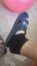 男女开裂干裂脚套护脚防裂保湿袜子脚后跟保护套负离子硅胶足跟袜 黑色2双装 实拍图