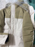 海澜之家（HLA）羽绒服男冬季运动sportsday连帽三防石墨烯蓄热外套男冬季 卡其镶拼85 4XL 195/108A 推荐99-106kg 实拍图