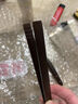 祥业大茶夹家用竹制单个功夫茶具配件防滑茶杯茶叶夹子茶镊子茶道工具 铜-黑檀木茶夹I款 实拍图