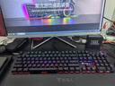 MUMRE 牧马人K200手托机械键盘鼠标套装带掌托游戏电竞外设三件套网吧台式电脑笔记本有线外接键鼠 K200黑色混光黑轴+M5宏鼠标+机甲鼠标垫 实拍图