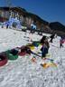 奈斯兄弟玩雪手套儿童滑雪手套加厚保暖男女小孩加绒防水防寒骑行手套 蓝色 M【适合3-5岁】 实拍图