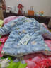 豆苗儿宝宝棉衣服纯棉花新生婴儿手工棉袄加厚保暖内胆幼儿内穿棉服儿童上衣秋冬季一周岁 蓝色狮子 90码推荐年龄1-2岁 实拍图