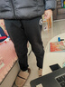 Converse匡威儿童装男童裤子春秋儿童运动裤小学生修身梭织长裤季束脚裤子 正黑色-冬季加绒 24批 140 /60 【建议身高128-140cm】 实拍图