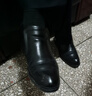 奥康棉鞋男冬季2024新款加绒保暖低帮棉皮鞋真皮商务休闲鞋男士皮短靴 黑色105011037MT 41 实拍图