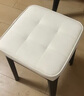煜柠苑家用餐椅北欧轻奢软包凳子现代简约可叠放餐桌椅子客厅塑料高板凳 米白色-乳胶坐垫【黑腿-加厚】 实拍图