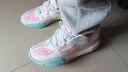 李宁韦德全城11 V2丨篮球鞋男鞋透气网面减震高回弹专业竞技运动鞋 标准白/荧光嫩粉-7 40 实拍图
