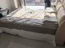 海澜之家（HLA）床上三四件套纯棉水洗棉麻裸睡亲肤床上用牛奶绒床单床笠被套被罩 【100%纯棉】A类裸睡-星辰灰 加大 床单款 四件套 被套220*240cm 实拍图