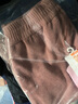真维斯（Jeanswest）女童裤子秋冬款2025新款加绒女大童冬季绒裤儿童灯芯绒长裤 【加绒加厚】粉/爱心洛米 150 实拍图
