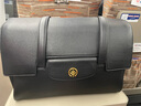 BAGTREE明星同款包包树海豚包轻奢品牌植鞣皮托特包大容量通勤女士电脑包 大号-黑色 能装14寸MacBook 高级小众 实拍图