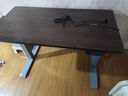 乐歌电动升降桌站立式电脑桌办公桌书桌 E5-N/1.2m实木黑胡桃木色 实拍图