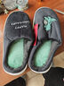 安尚芬棉拖鞋男士秋冬季新款加绒保暖室内居家厚底防滑月子棉鞋女款 黑色【小恐龙】 44-45 实拍图