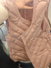 雅鹿新款轻薄羽绒服马甲女短款秋冬修身保暖坎肩马夹显瘦鸭绒内穿背心 皮粉色 XL 实拍图