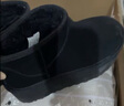 UGG冬季女士经典迷你纯色厚底纯色保暖休闲短筒雪地靴1135092 BLK | 黑色 39 39码及以下建议拍大一码 实拍图