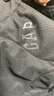 GAP男装印花logo波浪绗线外套轻薄简约风棉服619672 黑色 M (170/92A) 亚洲尺码 实拍图