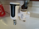 长虹电热水龙头速热即热式接驳式加热快速热小厨宝免安装冷热两用家用热水器卫用厨房宝热水宝水龙头 白色+漏保+万向头 实拍图