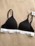 Calvin Klein内衣【摩登引力带】女ck无钢圈软支撑三角杯文胸 QF5650001-太空黑 M 实拍图
