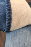 真维斯（Jeanswest）复古蓝阔腿牛仔裤女款秋冬新款高腰垂感直筒宽松小个子拖地裤子女 复古蓝九分【加绒】 M 实拍图