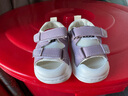 G.duck小黄鸭夏季0-1-6岁凉鞋软底韩版凉鞋包头男女童宝宝学步防滑软底 紫色 17码 内长13.5cm 实拍图