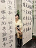 風采兔 毛衣女2024秋冬新款卡通韩系猫咪水貂毛v领慵懒风宽松软糯针织衫 白色 均码 实拍图