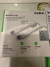 贝尔金（BELKIN）数据线 100W快充 Type-C充电线 PD快充 苹果笔记本电脑充电 3米编织线白色 CAB014 实拍图