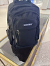 瑞德姆男士双肩包商务潮流大容量男生学生15.6寸电脑包书包 RB8010-黑色【升级多仓大容量】 实拍图
