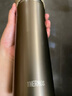 膳魔师（THERMOS）钛杯纯钛保温杯办公咖啡杯商务茶杯可定制团购水杯生日礼物TCTC 矿石金【带茶隔】 550ml 实拍图