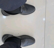百丽男鞋通勤商务皮鞋春秋季牛皮套脚乐福鞋休闲皮鞋A0632AM2【预售】 黑色 41 (255mm) 实拍图