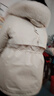 派克服冬季新款大毛领连帽棉衣保暖棉服外套女加绒加厚中长款棉袄 白色 3XL【155-170斤】 实拍图