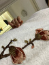 继方 刺绣花披肩女秋冬季加厚貂绒带袖可穿披肩婚礼旗袍外搭冬天保暖斗篷长款流苏围巾送妈妈礼物 刺绣梅花款-白色（推荐） 实拍图