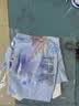 迪士尼女童睡裙夏薄款莫代尔睡衣儿童短袖冰丝家居服 1028D蓝色 130cm  实拍图