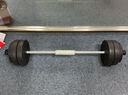 朗威杠铃套装可调节包胶哑铃男锻炼身体举重器械深蹲训练运动健身器材 20kg 1.2米 【曲】杆套装 实拍图