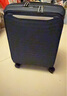 新秀丽（Samsonite）行李箱20英寸大波浪箱登机拉杆箱前开口旅行箱KJ1深蓝密码箱 实拍图