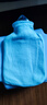 尚格兰热水袋注水暖水袋750ml 加厚防爆暖手宝暖宝宝充水暖手袋 小号蓝 实拍图