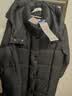 美力城【檀健次同款】长款羽绒服女装新款极地鹅绒外套时尚泡芙110 猛石黑 S （100-110斤） 实拍图