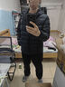 361度连帽轻薄羽绒服男冬季新款85%含绒量轻盈保暖情侣运动外套 【推荐】【男款】超级黑 M 实拍图