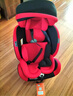 俏贝比（Qiaobeibi）儿童安全座椅汽车用0-4岁-12岁宝宝婴儿车载360度旋转i-Size认证 智享红【抗翻转支撑腿】 实拍图
