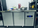 志高（CHIGO）冷藏工作台奶茶店设备全套水吧台不锈钢保鲜平冷操作台冰柜 厨房冰箱商用保鲜工作台 1.2M-0.8M-0.8M双温【-18°|数显】 【不锈钢内层架】店长推荐 实拍图