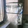 骄鹿浴室洗澡防水挂袋宿舍卫生间换洗衣服挂墙式手机衣物收纳手提挂袋 升级加厚【可以放手机】 黑色大号1个 实拍图