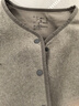 无印良品（MUJI）女式抓绒开衫 女士睡衣上衣可外穿外套 单件家居服秋冬长袖女装 深咖啡色 L（165/88A） 实拍图