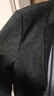 皮尔卡丹品牌男装秋冬新款毛呢西服男商务休闲单外套夹克男士小西装上衣潮 1号色加棉款 4XL 实拍图