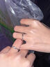 BJYL刻字情侣戒指一对情侣款对戒开口指环轻奢高级感生日礼物送男女友 荆棘玫瑰情侣对戒【蝴蝶结礼盒】 实拍图