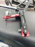 启巡摩托车电动车可调节边撑小牛侧支架电动边撑踏板车电瓶车脚架通用 可调节脚撑【CNC边撑红色】 实拍图