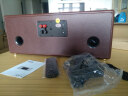 秉瑞复古hifi发烧级黑胶纯CD播放一体机音响车载光盘专辑播放器家用唱片碟机蓝牙音箱台式高音质FM收音 真皮顶配版- 60瓦-带蓝牙遥控 实拍图