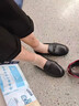 断码清仓春秋妈妈鞋单鞋真皮软底平底女鞋皮鞋防滑工作鞋女 黑色 37 实拍图
