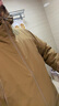 黑冰男士连帽棉服秋冬防风保暖轻量夹克Primaloft户外运动棉服 F8001 橄榄金 2XL 实拍图