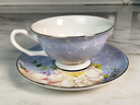 瓷侠客 咖啡杯碟高档精致女士英式下午茶茶具红茶杯碟勺套装 微瑕蓝色妖姬（杯+碟） 实拍图