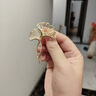 纪诗哲（GIEVSZHE）金色银杏叶胸针高档女奢侈高端品牌胸针胸花214情人节礼物送女友 免费刻字/代写贺卡【请拍】 实拍图