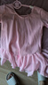 艾舞戈儿童舞蹈服夏季练功女童跳舞衣幼儿园宝宝连体芭蕾舞裙中国舞服装 粉色-短袖 130 码 高110-120cm重38-48斤 实拍图